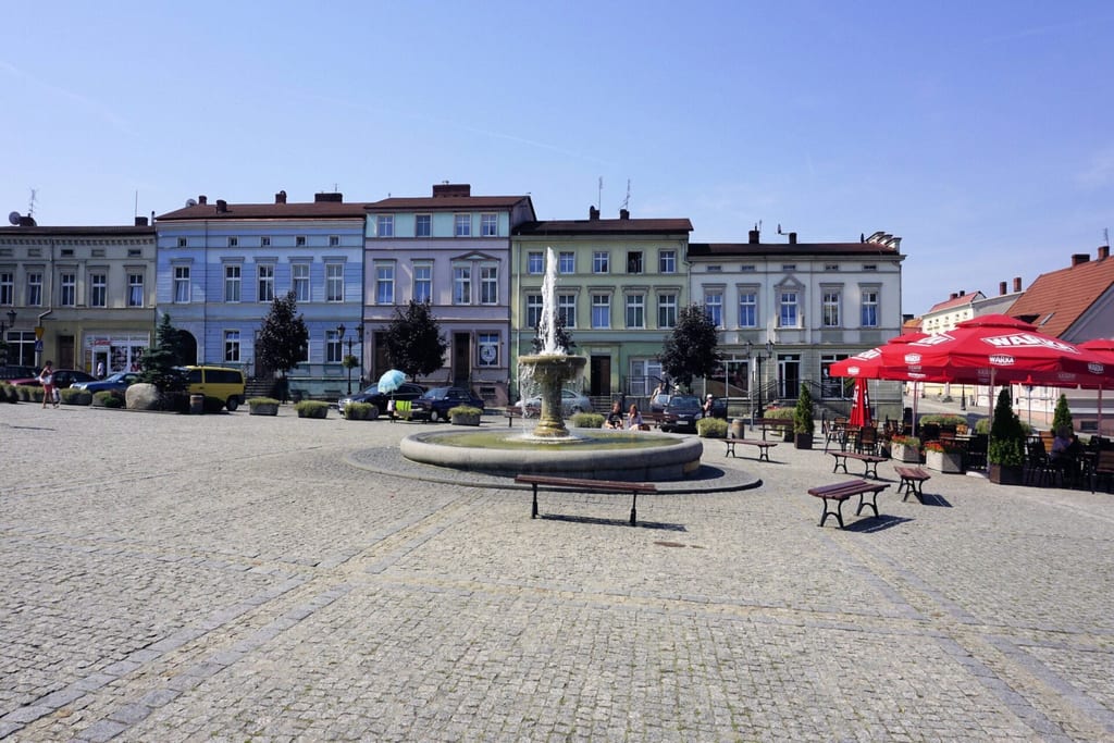 Rynek miejski (Plac Wolności) w Wałczu