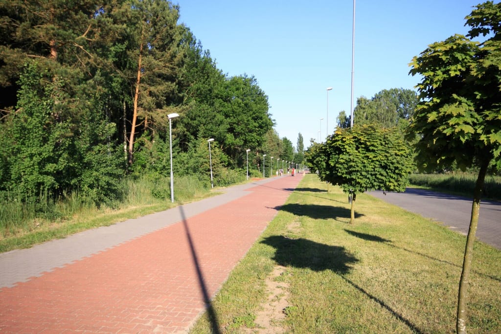 Deptak przy plaży