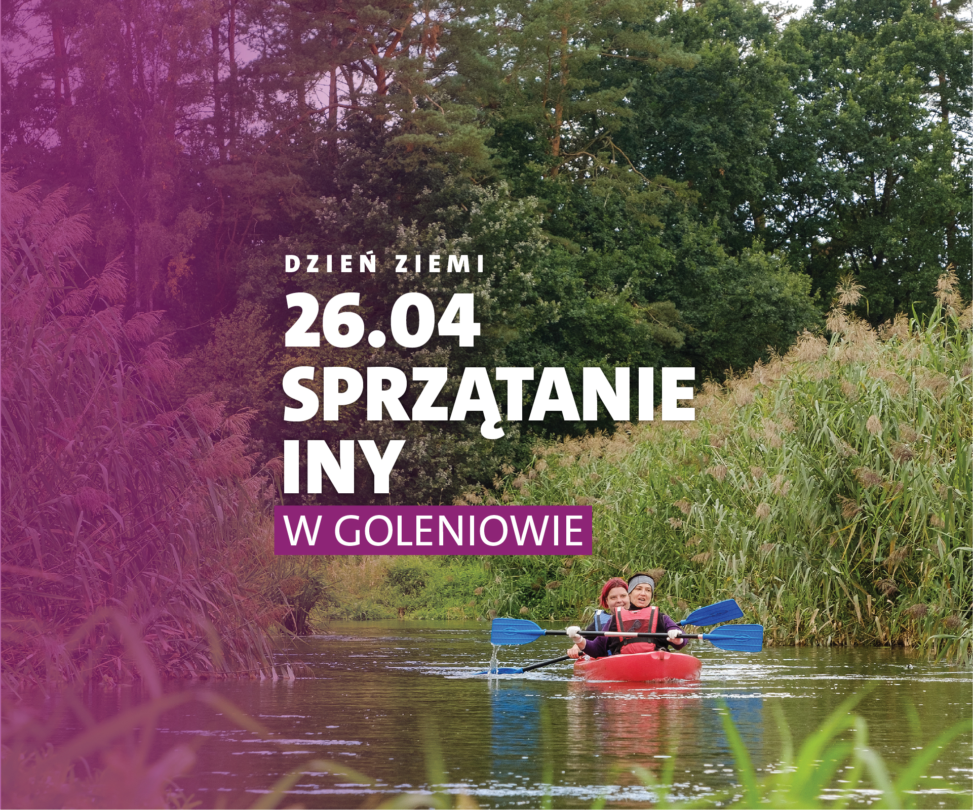 Dzień Ziemi 2025 – coroczne sprzątanie Iny w Goleniowie