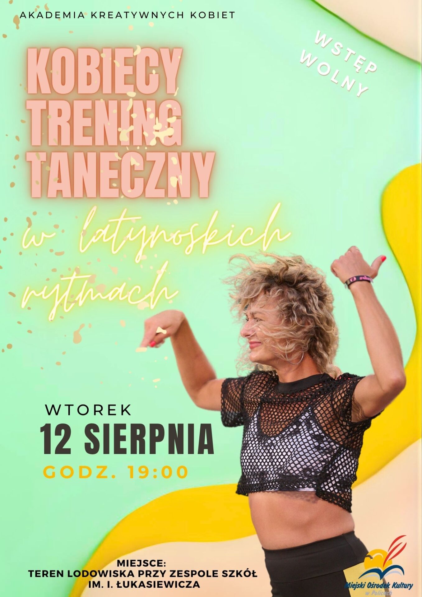Kobiecy trening taneczny w latynoskich rytmach