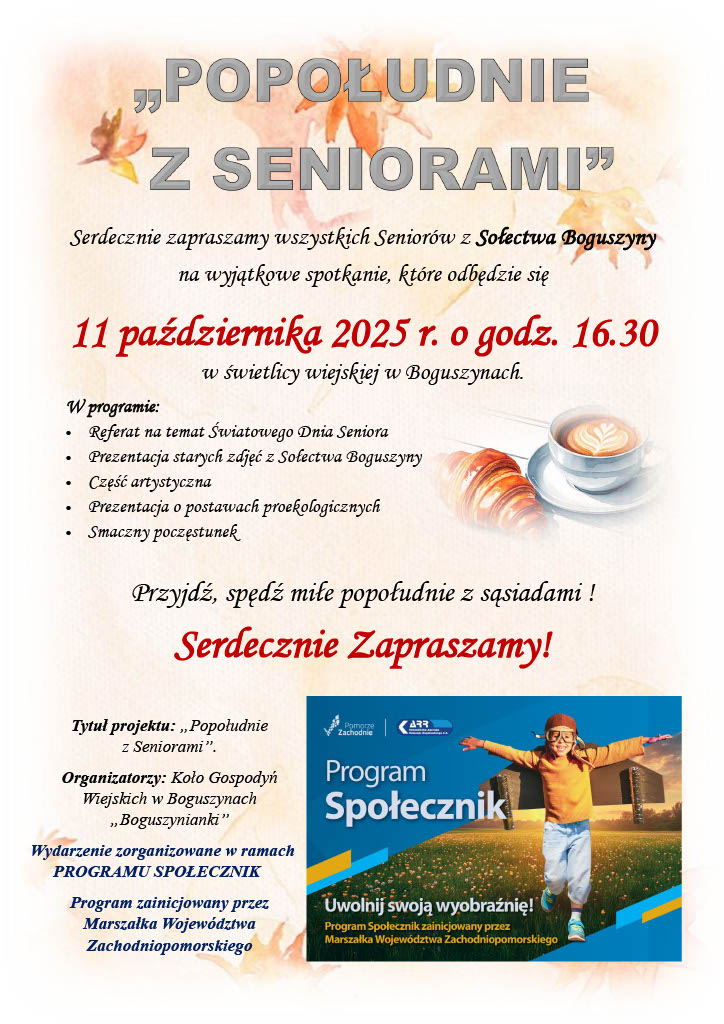 POPOŁUDNIE Z SENIORAMI