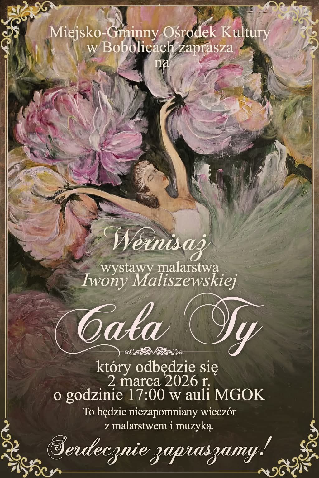 Wernisaż wystawy malarstwa Iwony Maliszewskiej