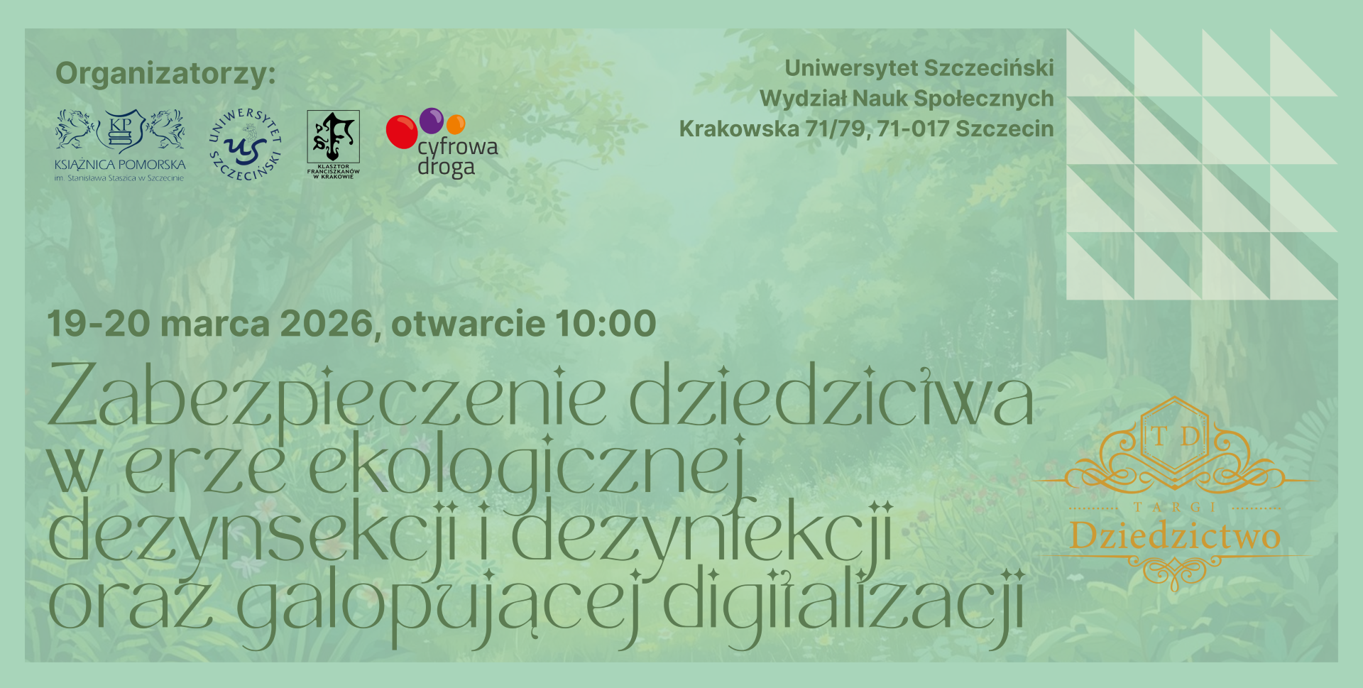 Targi Dziedzictwo – edycja wiosenna w Szczecinie