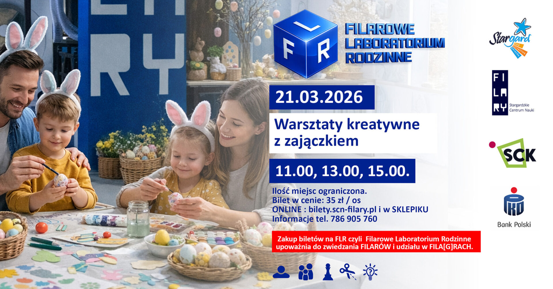 FLR Warsztaty Kreatywne (5+) z Zajączkiem