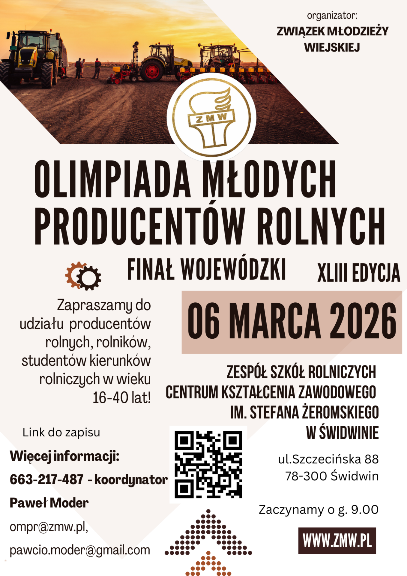 Finał Wojewódzki XLII Olimpiady Młodych Producentów Rolnych