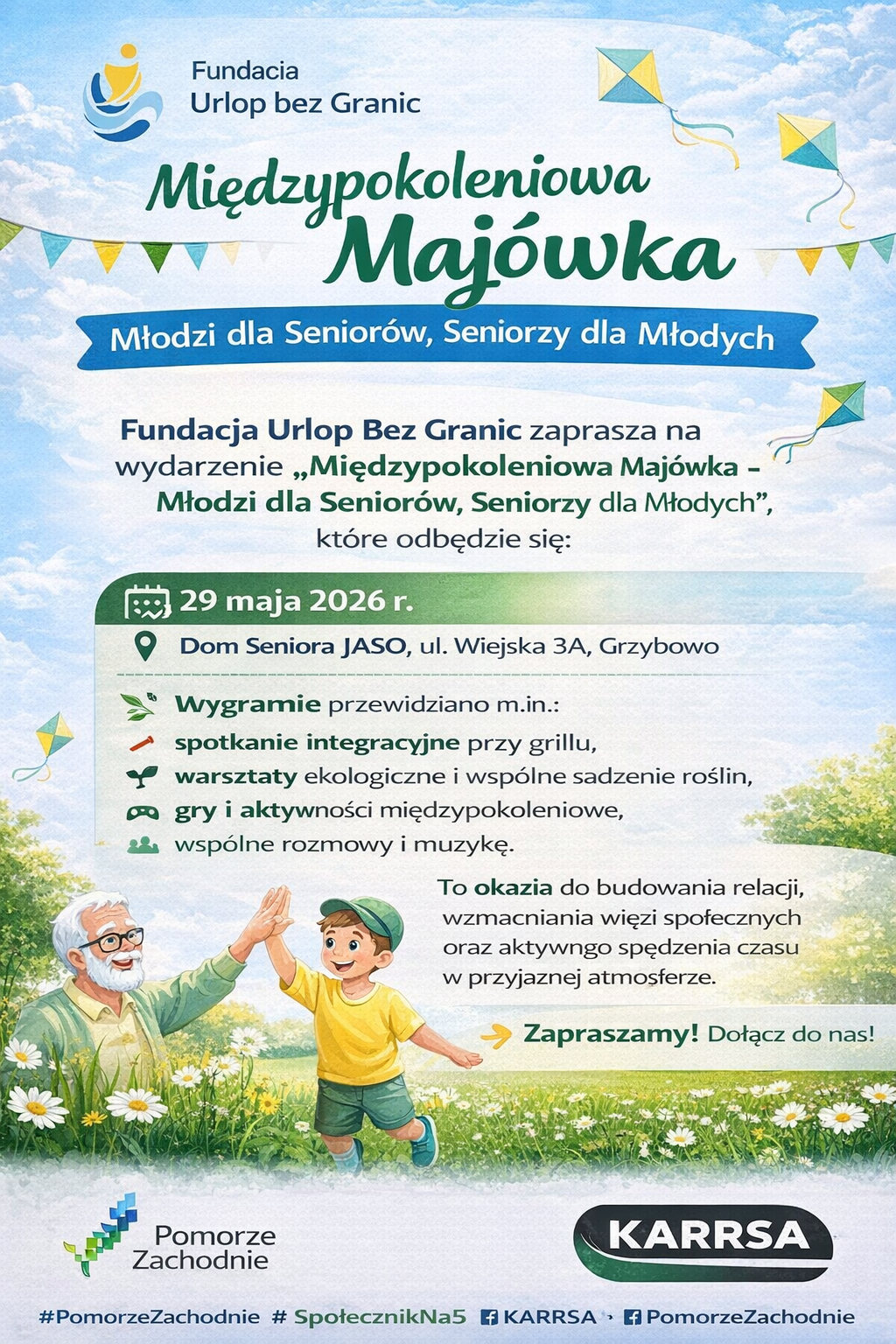 Międzypokoleniowa Majówka – Młodzi dla Seniorów, Seniorzy dla Młodych