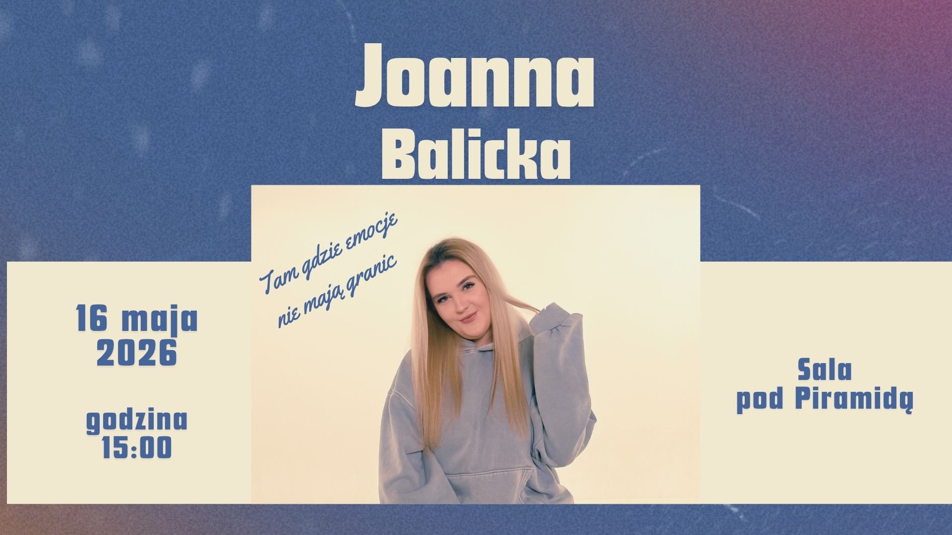Joanna Balicka – tam gdzie emocje nie mają granic. Spotkanie w ramach SIGMAstycznego Czytania