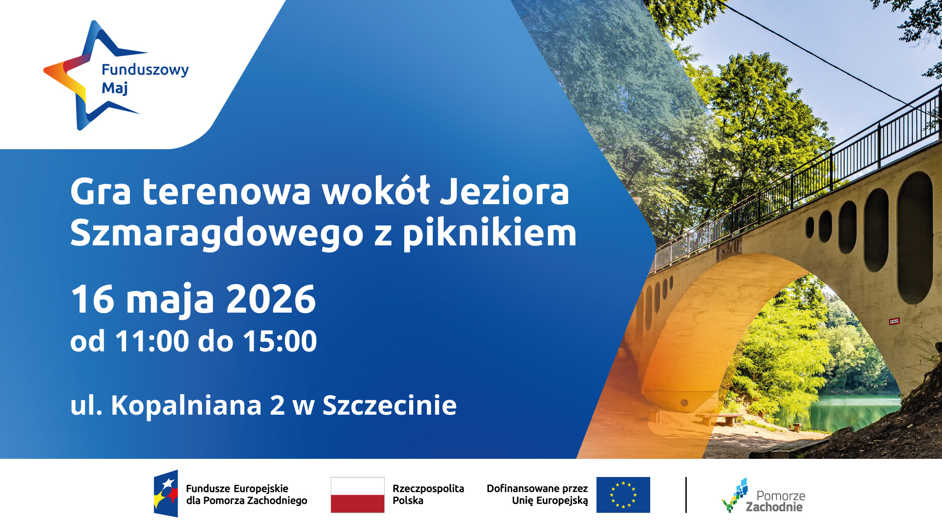 Gra terenowa wokół Jeziora Szmaragdowego z piknikiem
