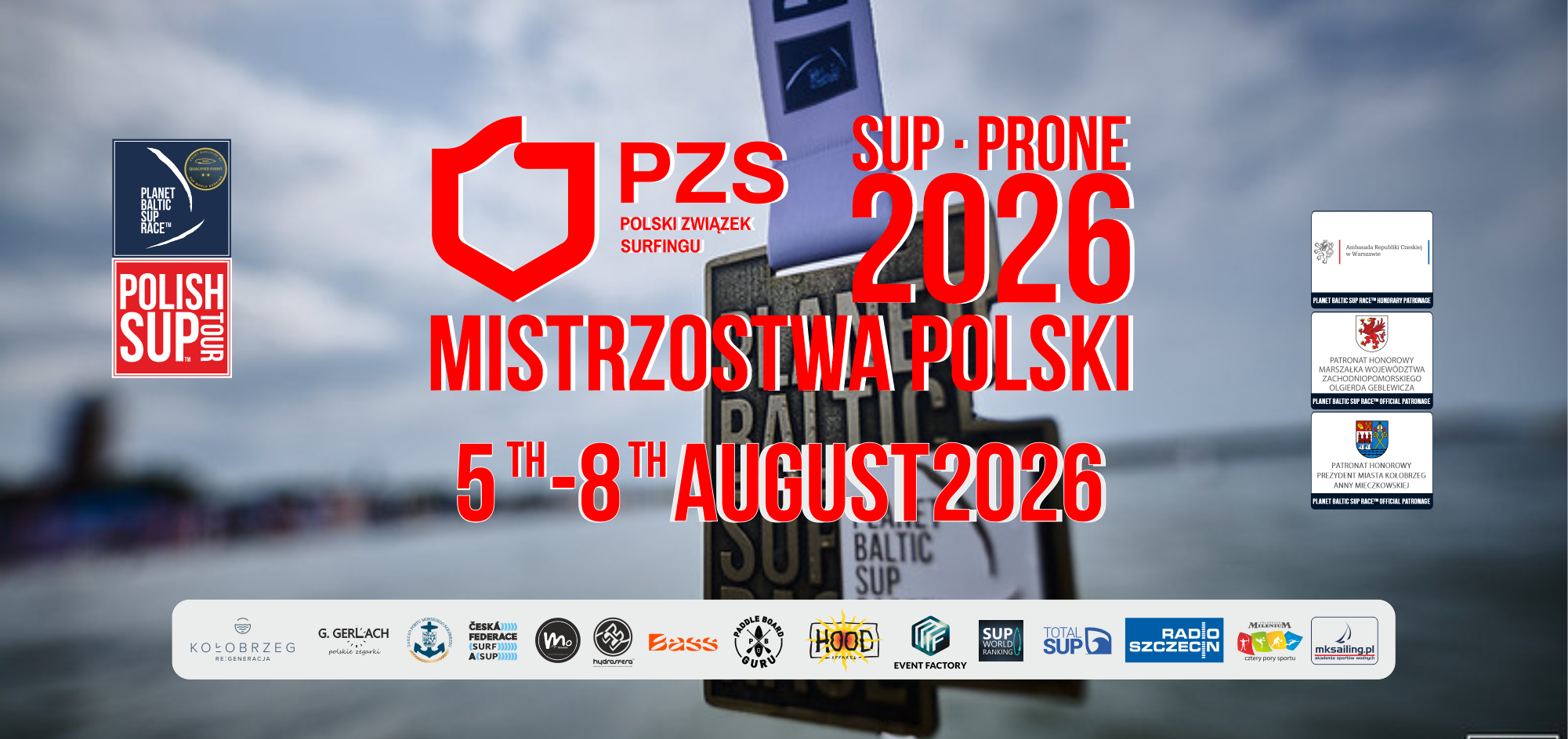 IX edycja regat Planet Baltic SUP Race™ 2026 Mistrzostwa Polski PZSS Puchar SUP Czech