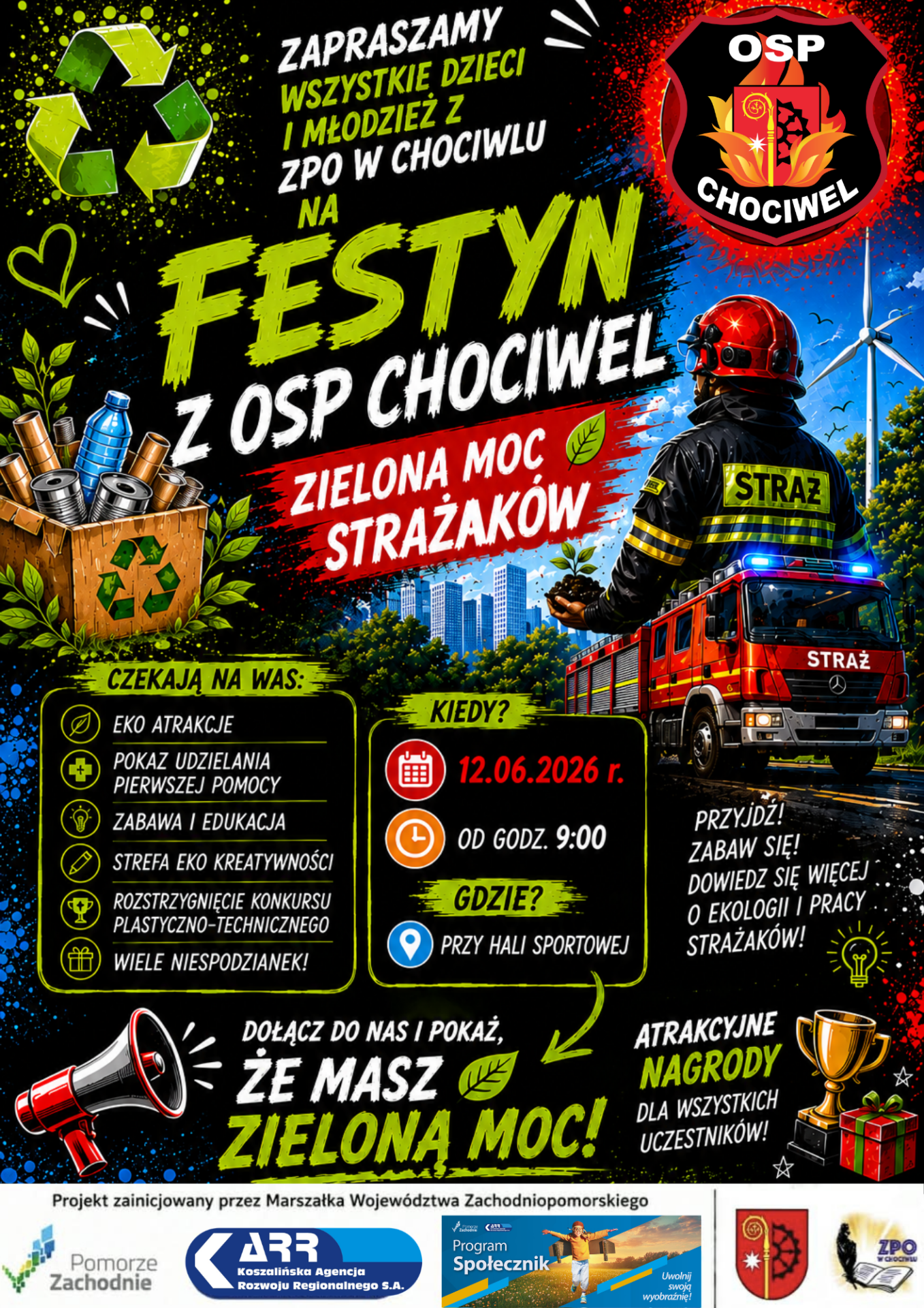Festyn z OSP Chociwel – Zielona Moc Strażaków