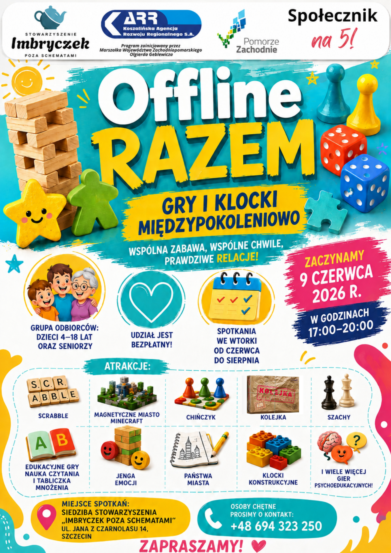 Offline Razem – gry i klocki Międzypokoleniowo