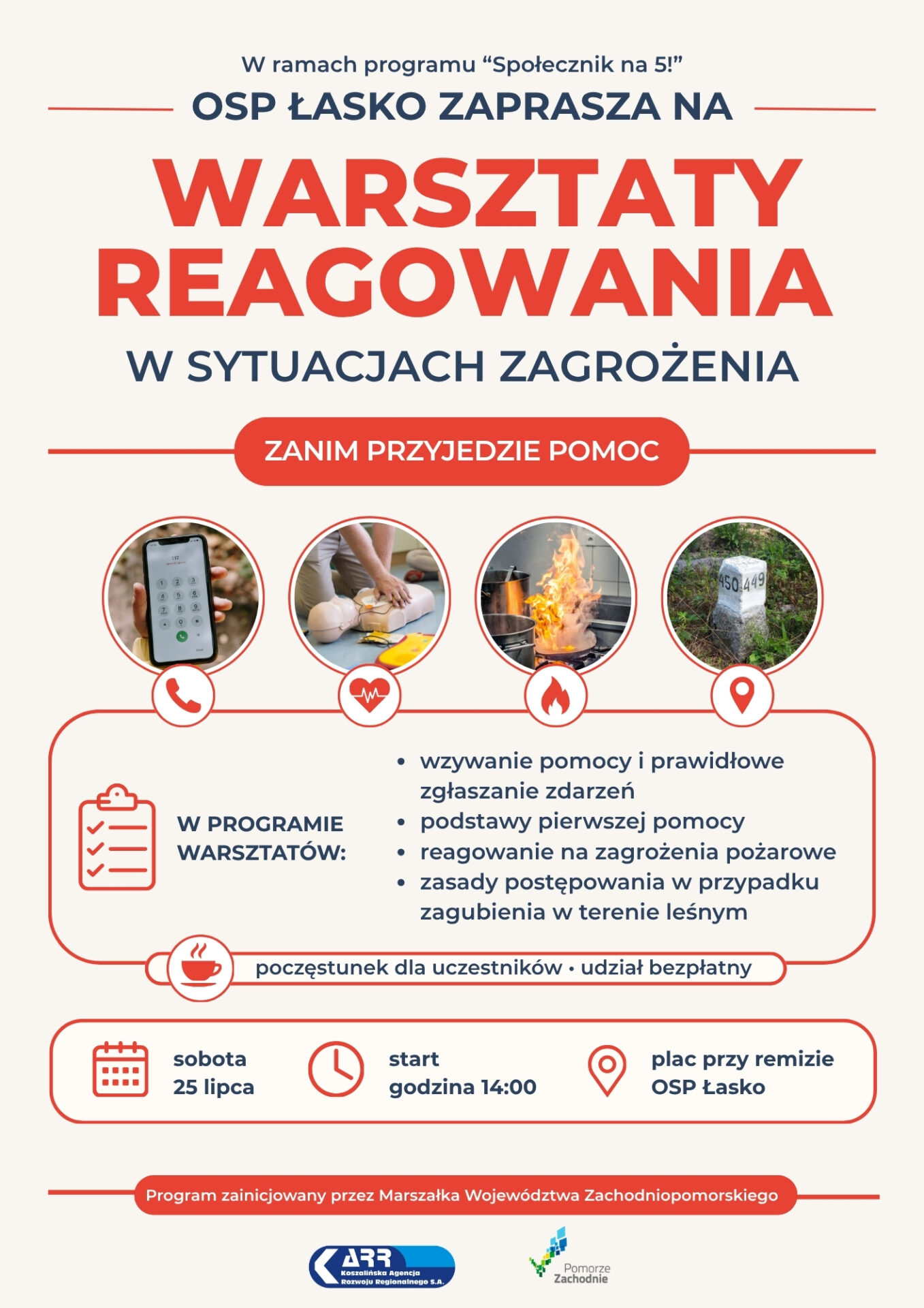 Zanim przyjedzie pomoc. Warsztaty reagowania w sytuacjach zagrożenia