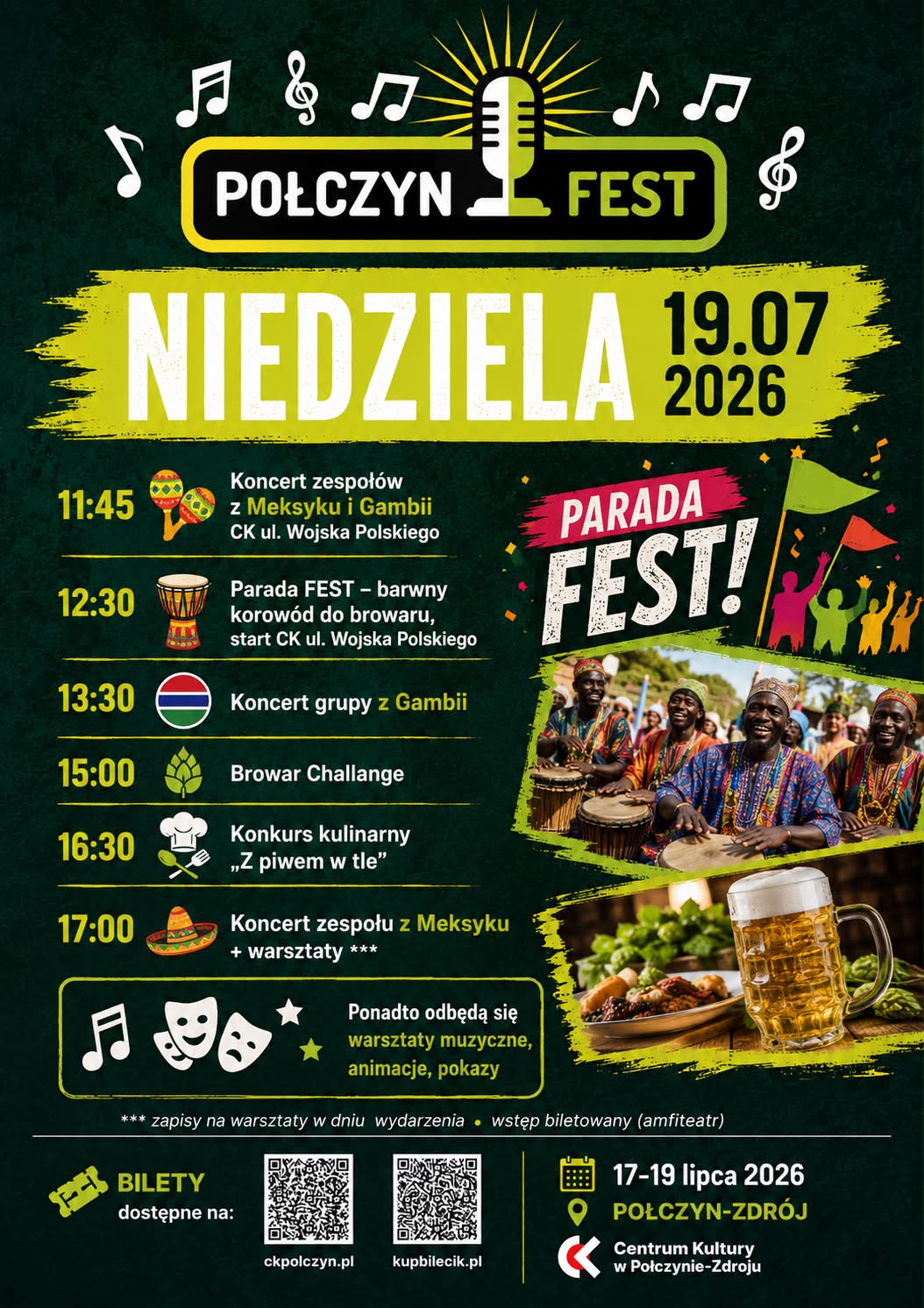 Zakończenie Połczyn Fest na terenie Browaru Połczyn