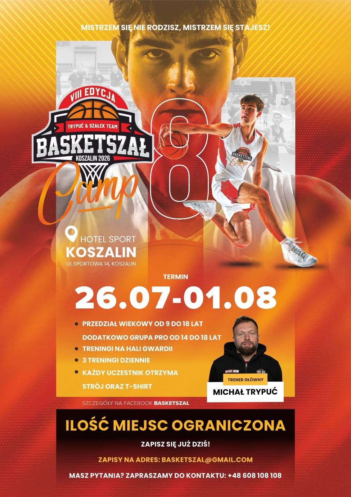 VIII edycja Campu BasketSzał – Koszalin 2026