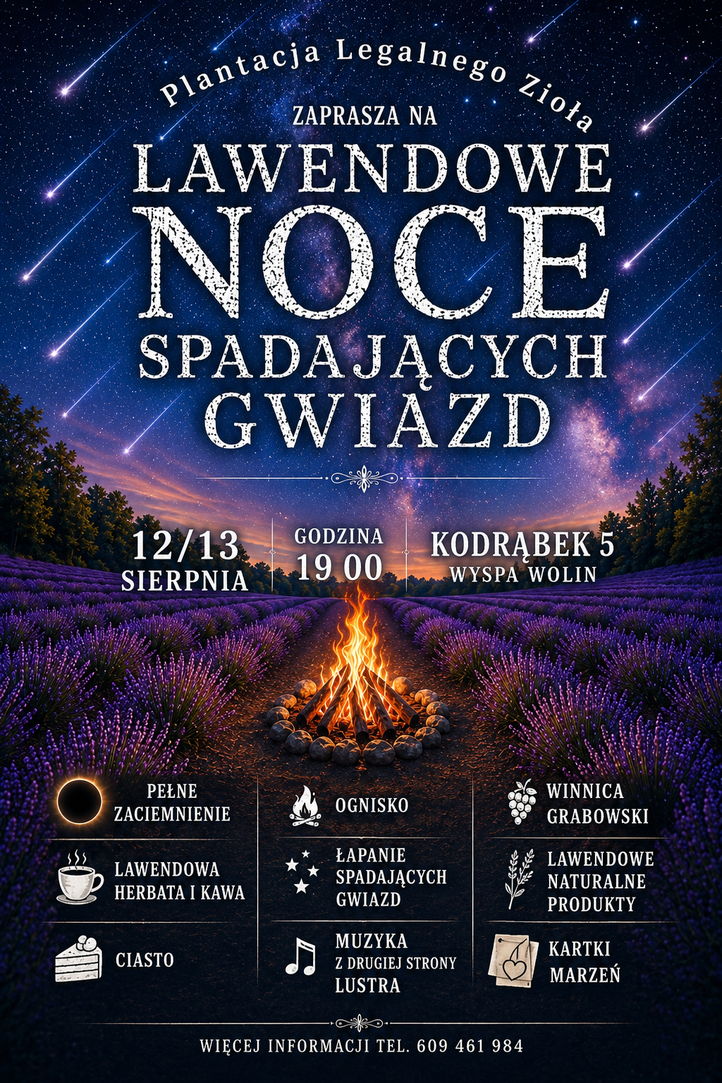 Lawendowe Noce Spadających Gwiazd