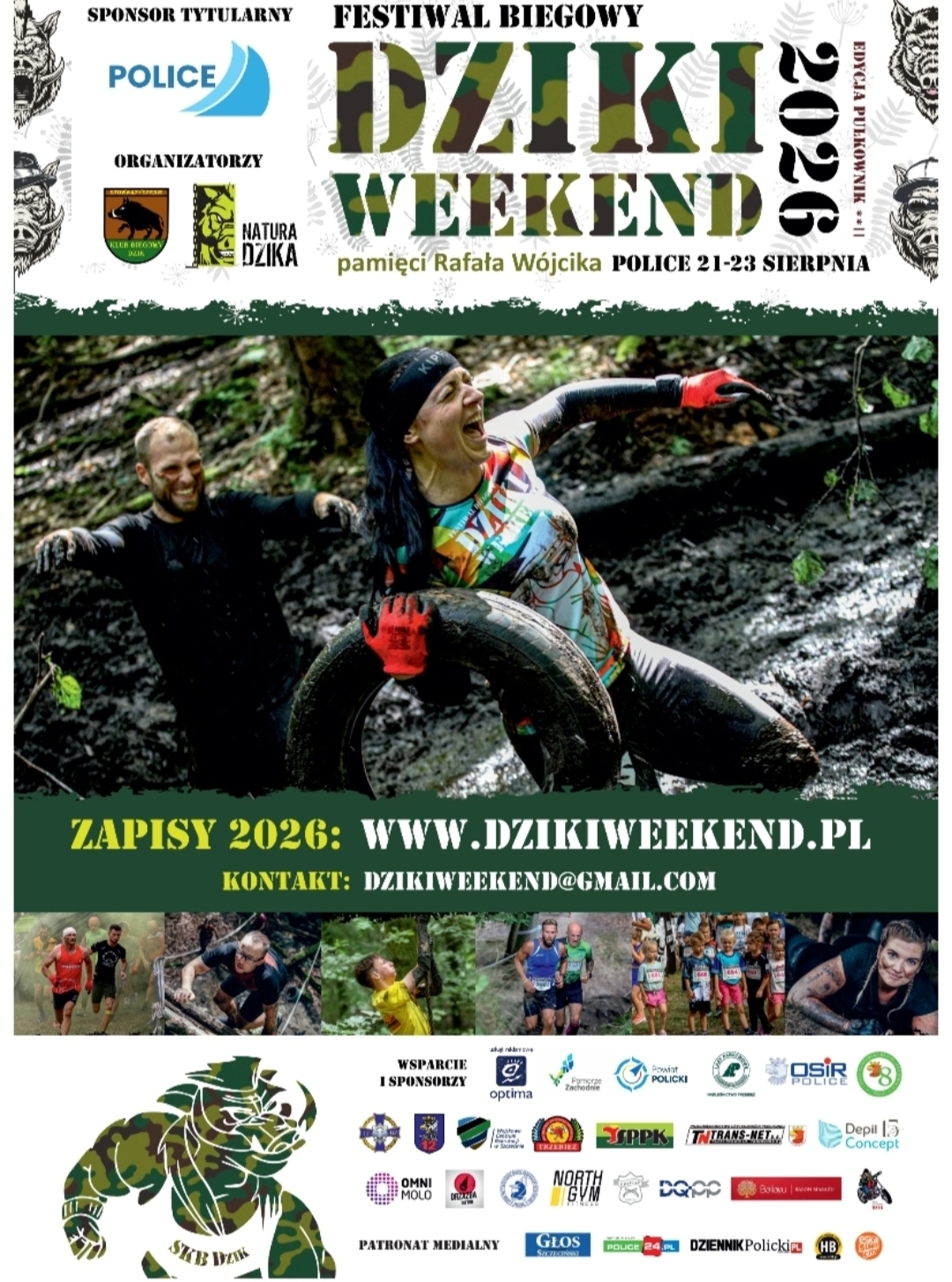 XVI Festiwal Biegowy DZIKI WEEKEND – POLICE