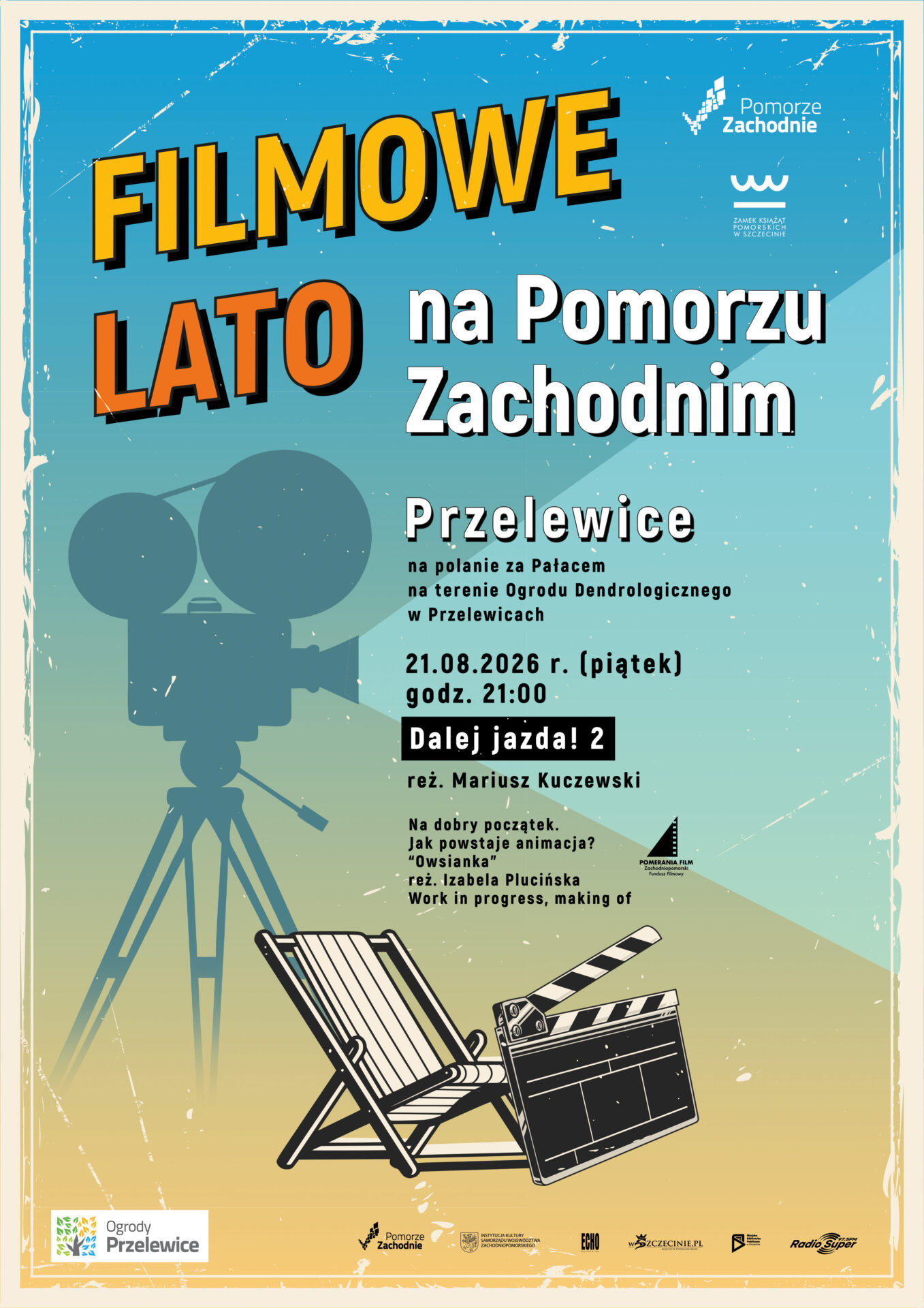 Kino pod gwiazdami w Ogrodach Przelewice. Zapraszamy na bezpłatny seans!