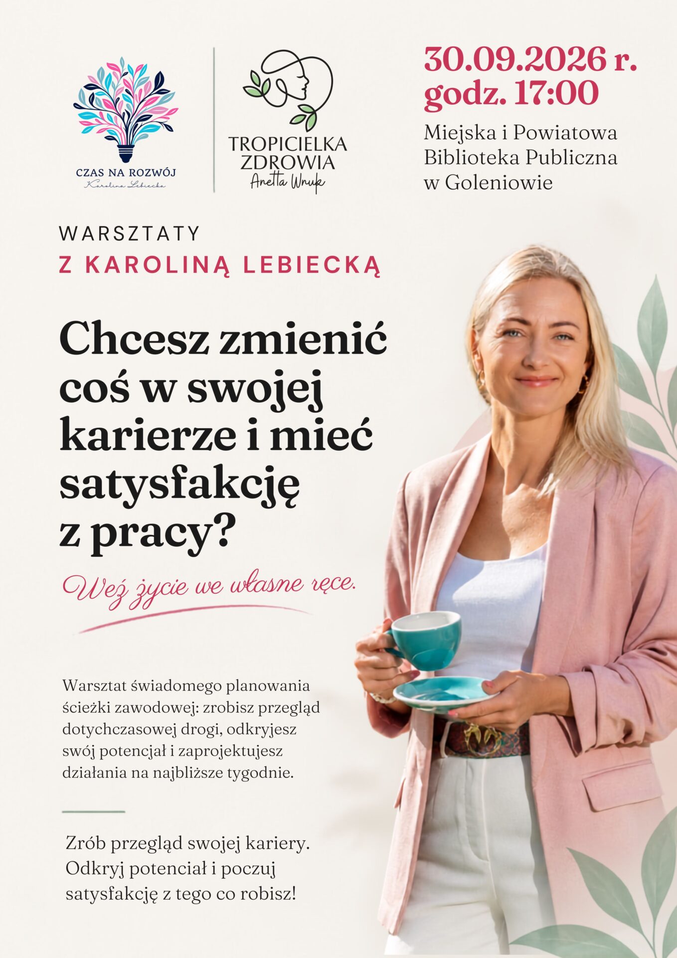 Warsztaty z Karoliną Lebiecką!