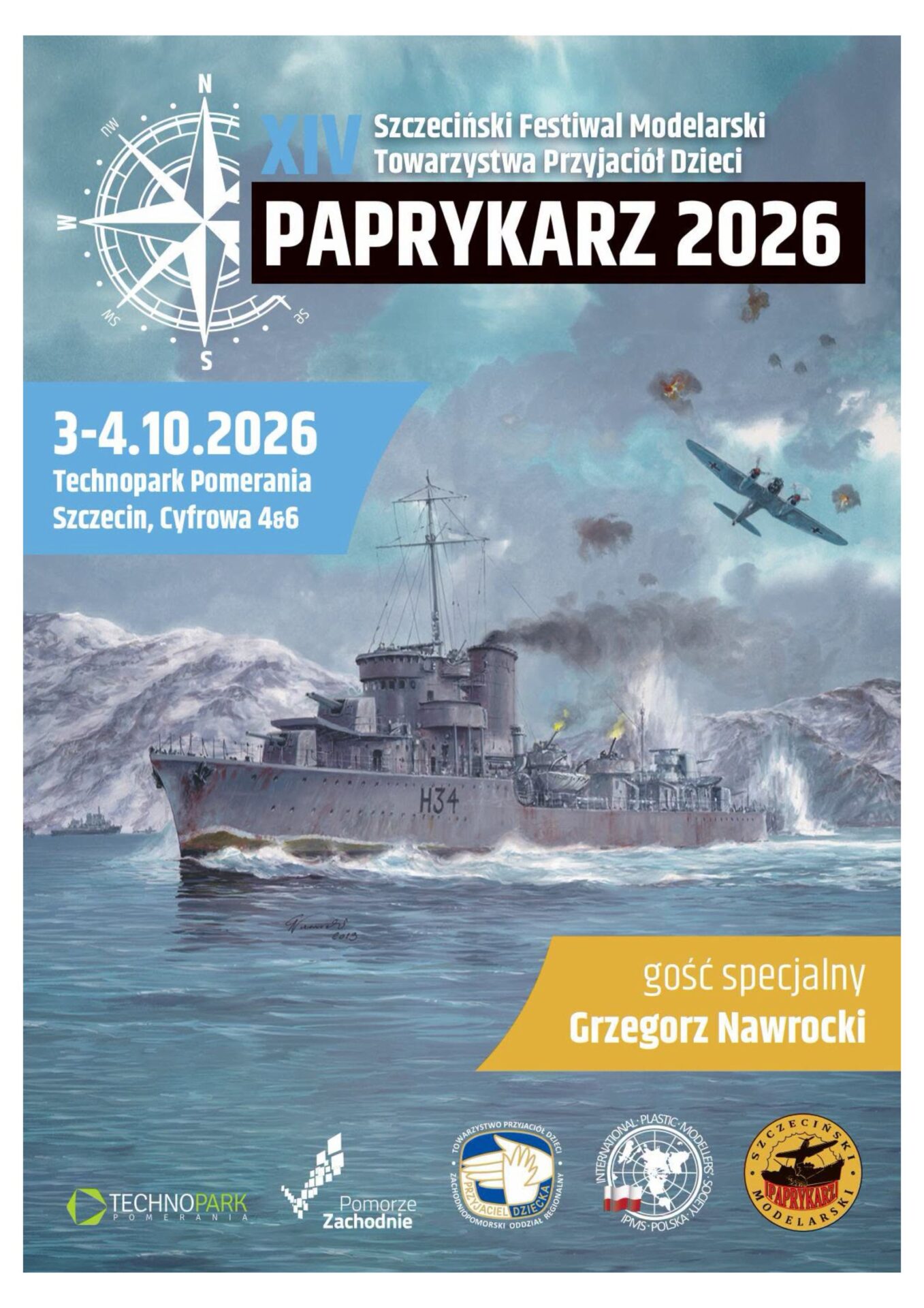 XIV Festiwal Modelarski Towarzystwa Przyjaciół Dzieci PAPRYKARZ 2026 w Szczecinie