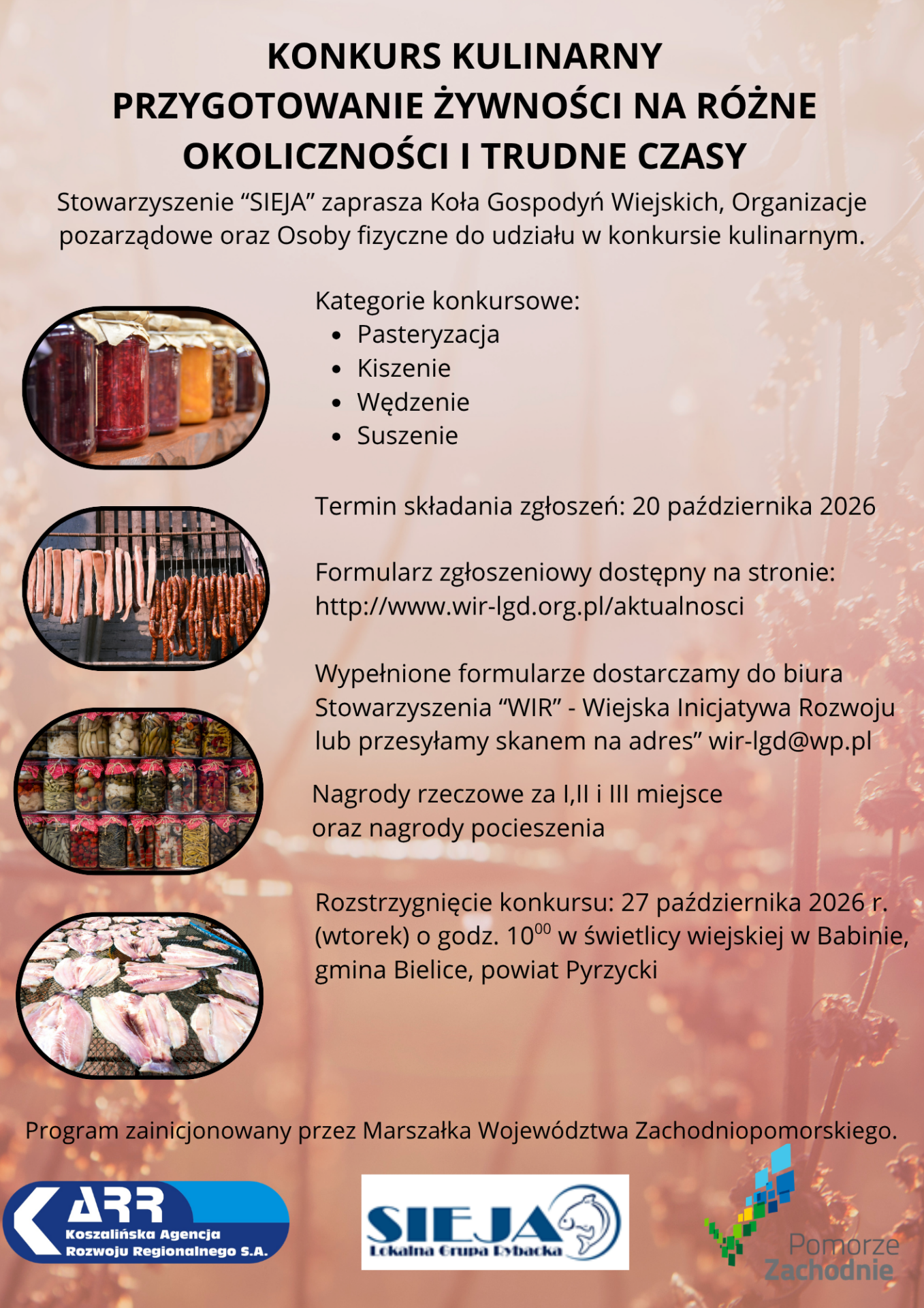 Konkurs Kulinarny: Przygotowanie żywności na różne okoliczności i trudne czasy – Podsumowanie