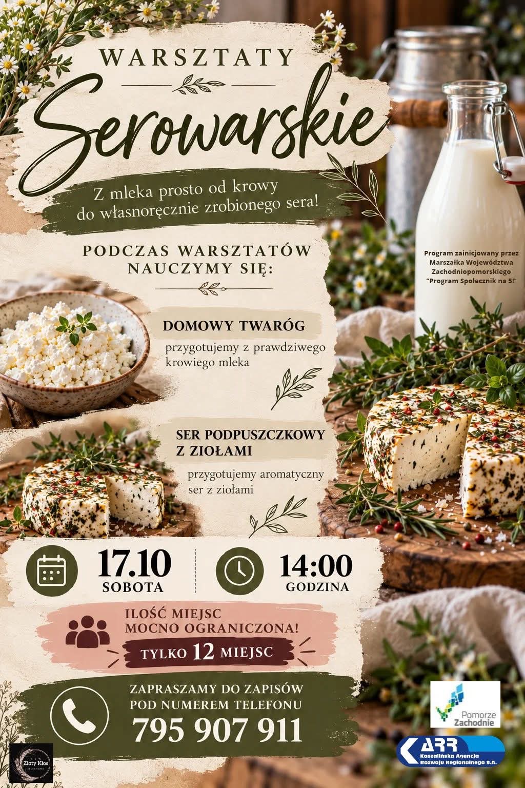 Warsztaty serowarskie