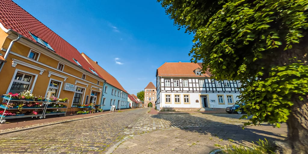 Rynek miejski w Usedom