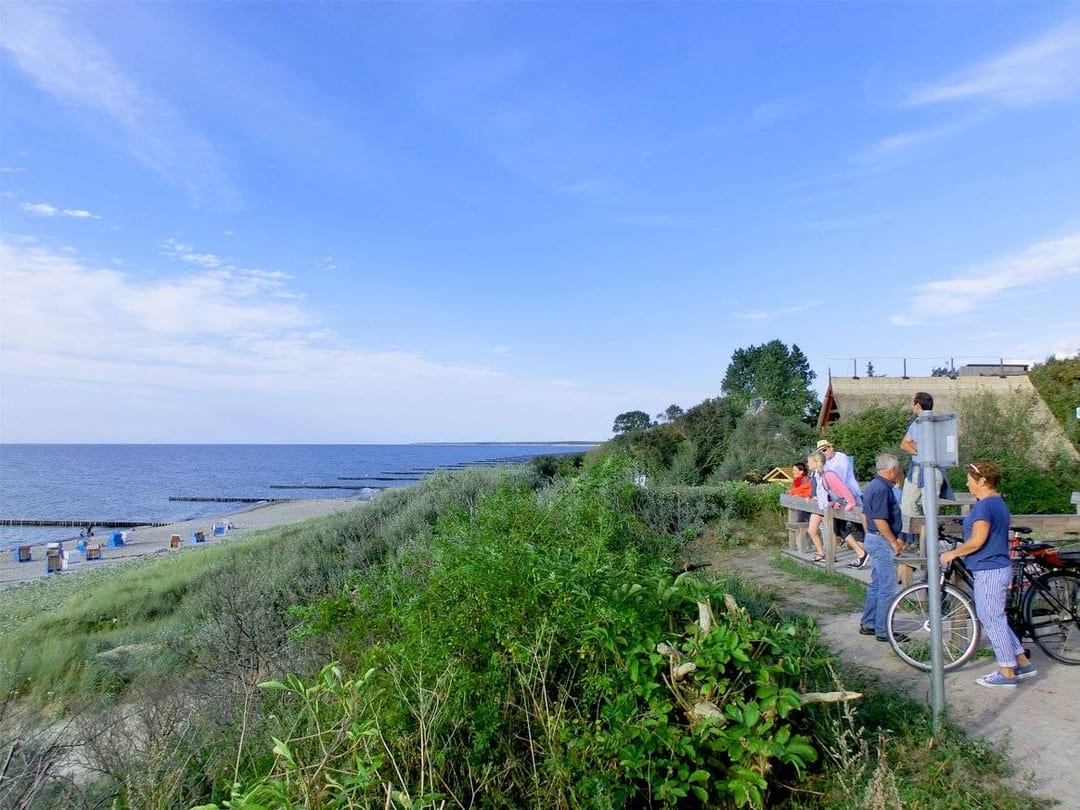 Platforma widokowa na ścieżce do Hohe Ufer Ahrenshoop