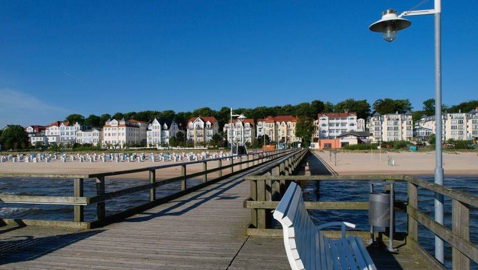 Plaża w nadmorskim kurorcie Bansin