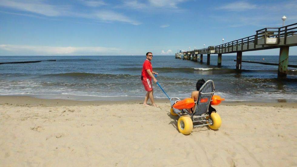 Zejście na plażę bez barier 6G w Koserowie