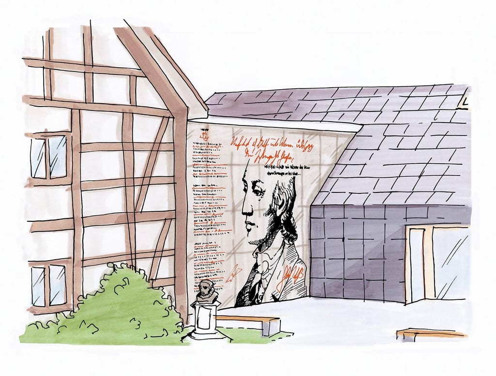 Johann-Heinrich-Voß-Literaturhaus mit Touristinformation, Stadtbibliothek und ständiger Ausstellung