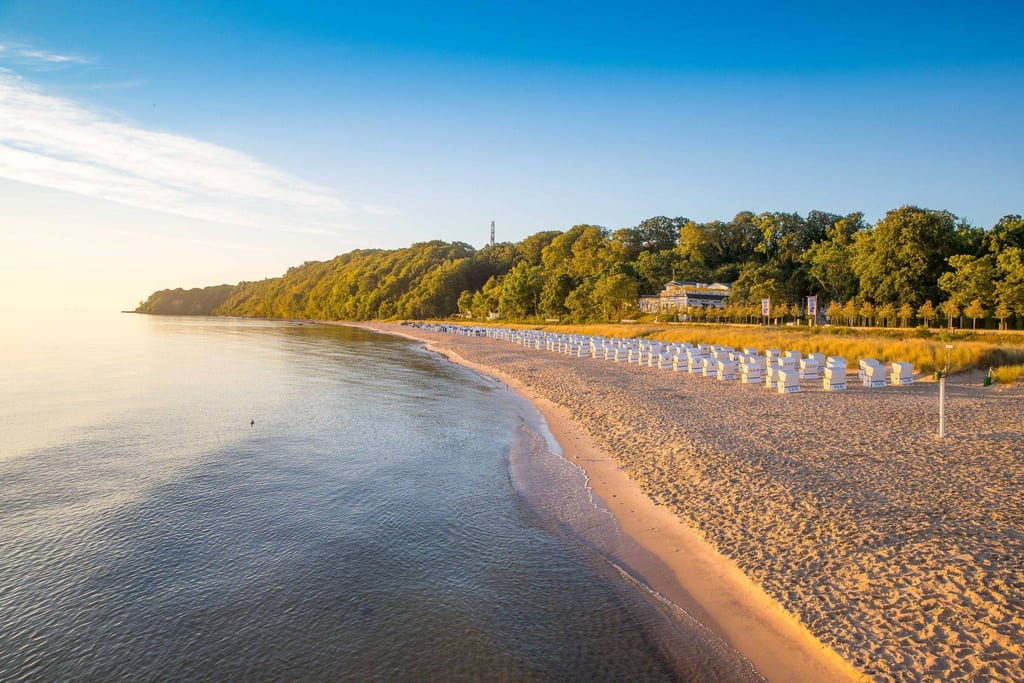 Północna plaża w Göhren