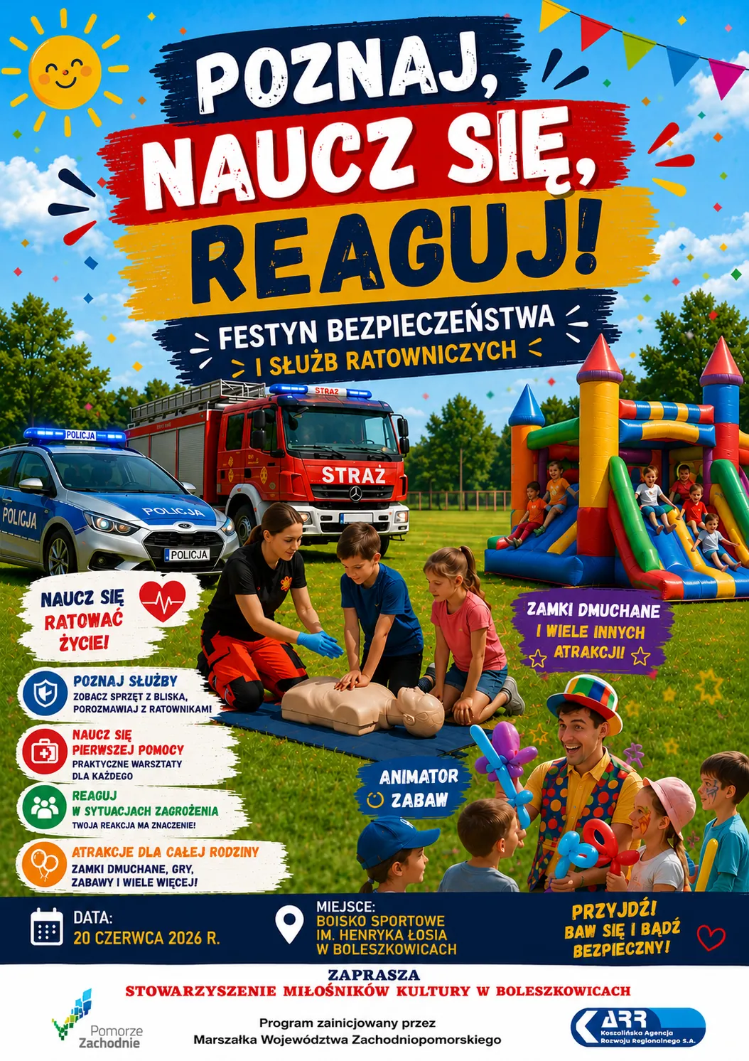 Poznaj, Naucz się, Reaguj – Festyn Bezpieczeństwa i Służb Ratowniczych