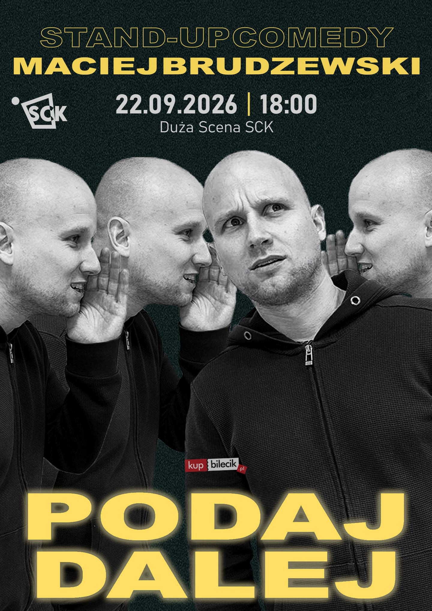 Stand-up: Maciej Brudzewski „Podaj dalej”