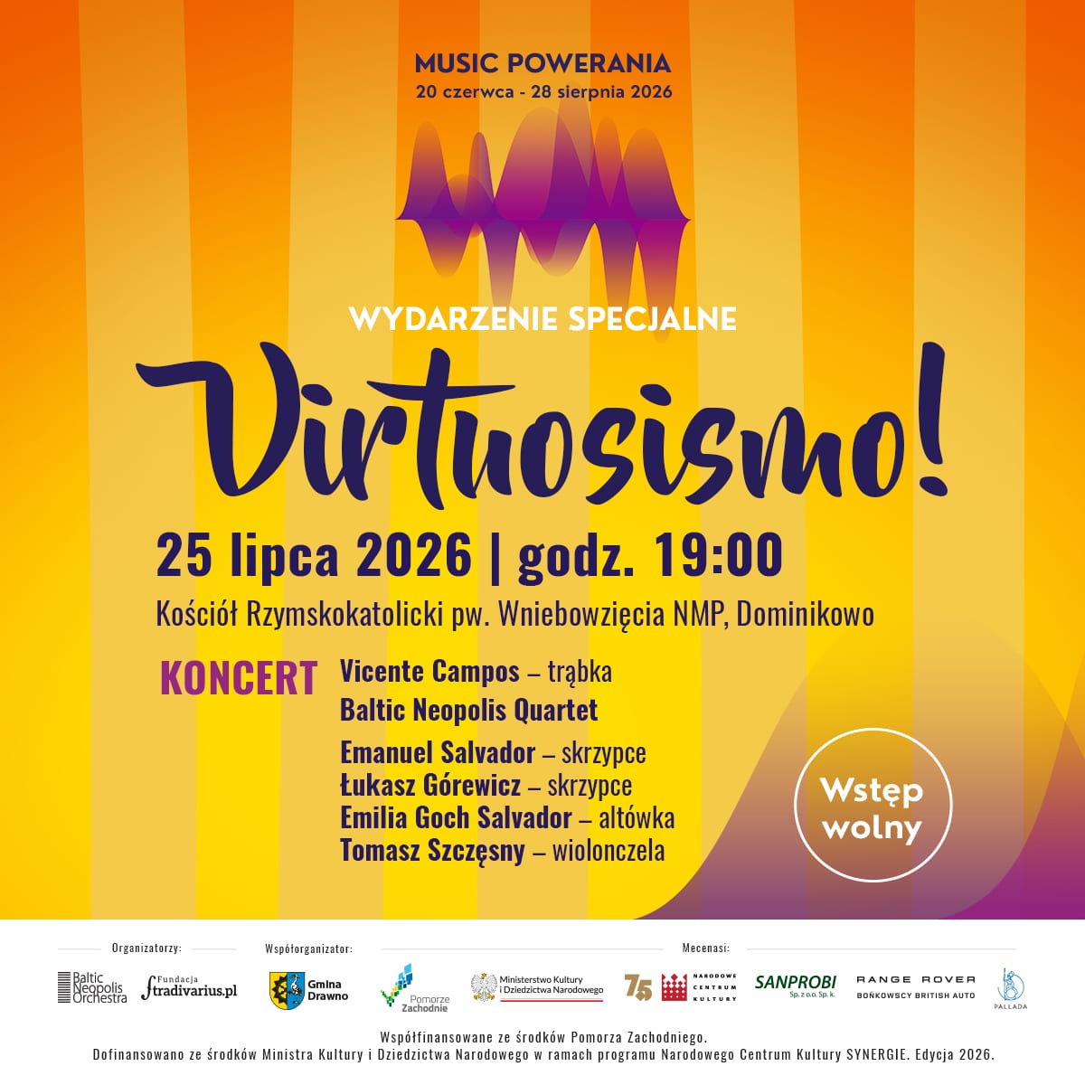 Virtuosismo! Koncert Vicente Camposa @ Baltic Neopolis Quartet