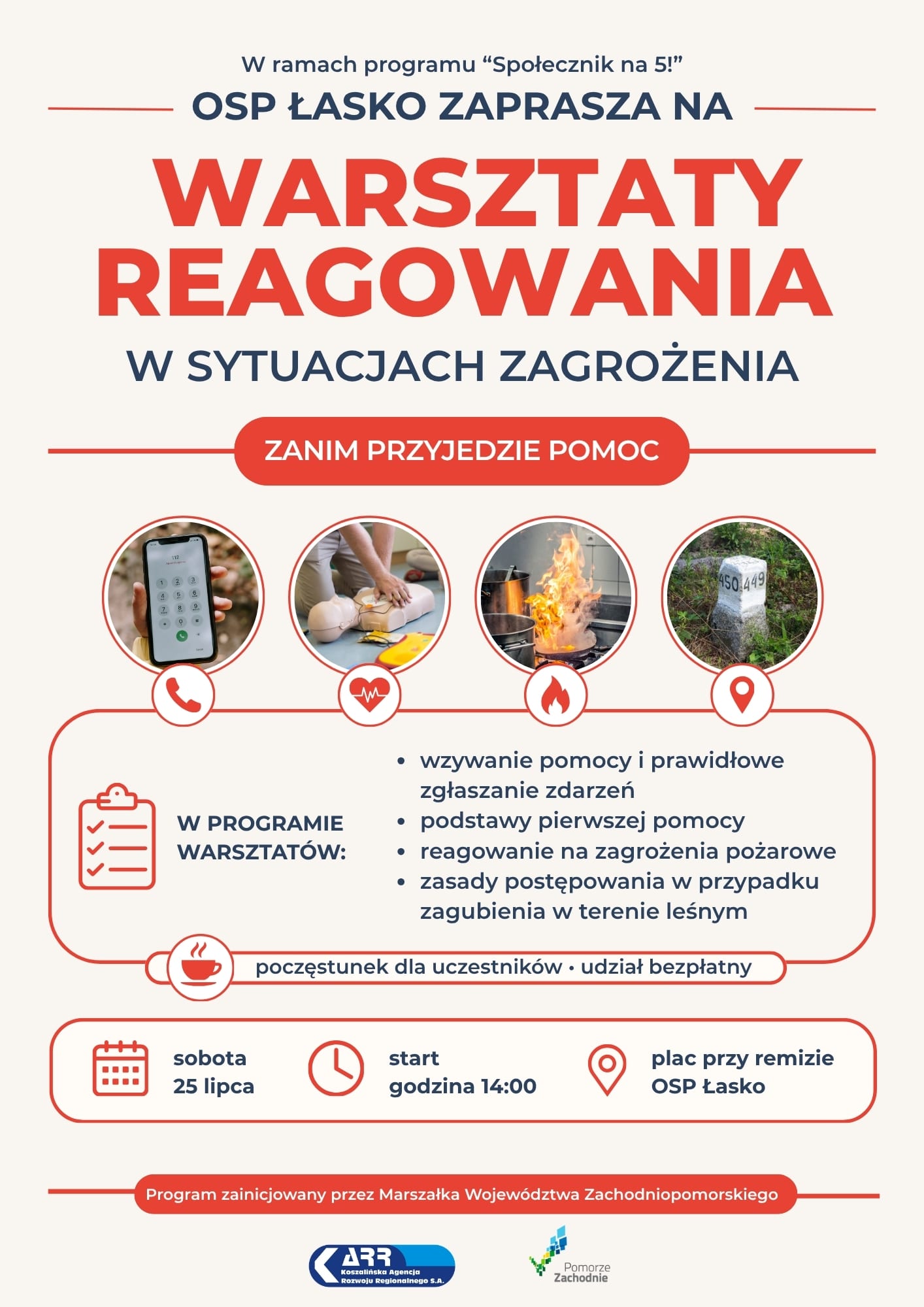 Zanim przyjedzie pomoc. Warsztaty reagowania w sytuacjach zagrożenia