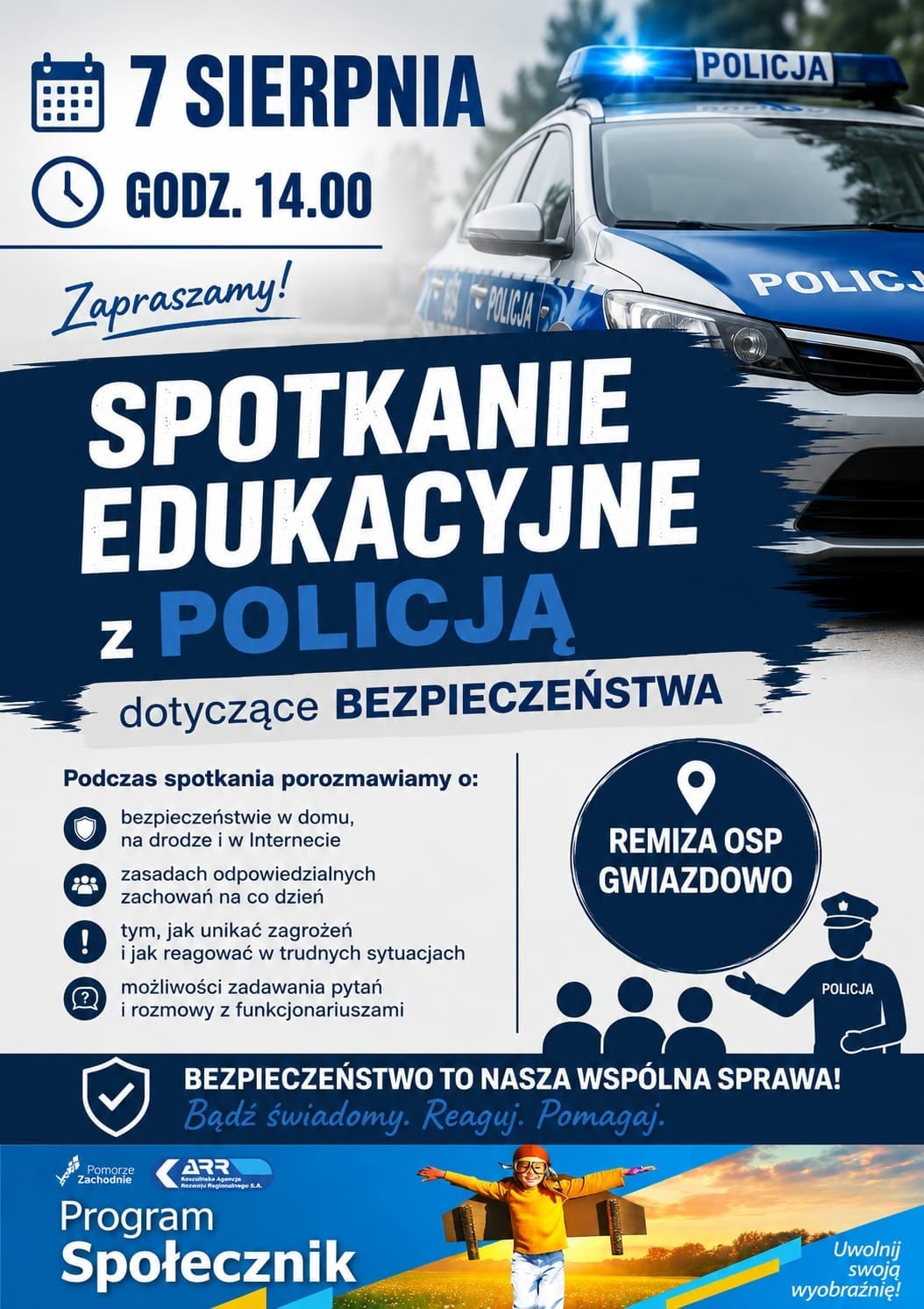 Spotkanie edukacyjne z Policją i OSP