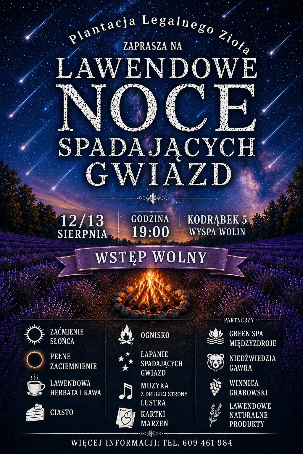 Lawendowe Noce Spadających Gwiazd