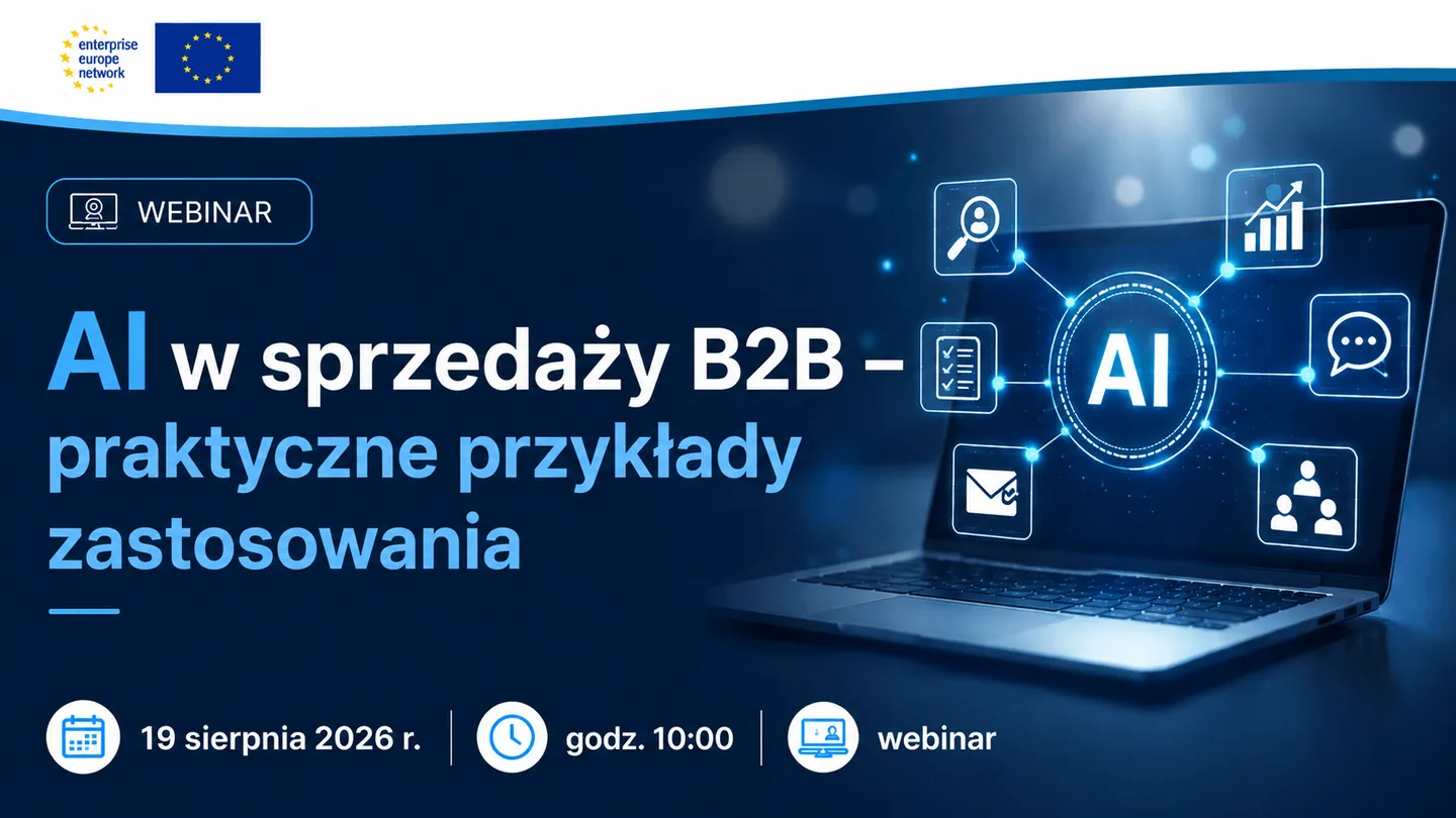 Webinar: AI w sprzedaży B2B – praktyczne przykłady zastosowania