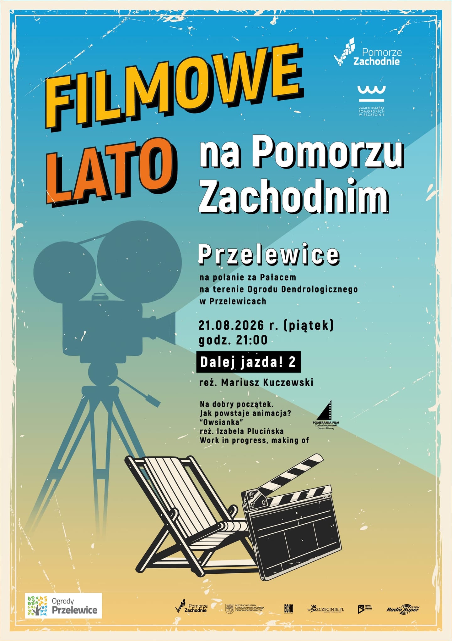 Kino pod gwiazdami w Ogrodach Przelewice. Zapraszamy na bezpłatny seans!