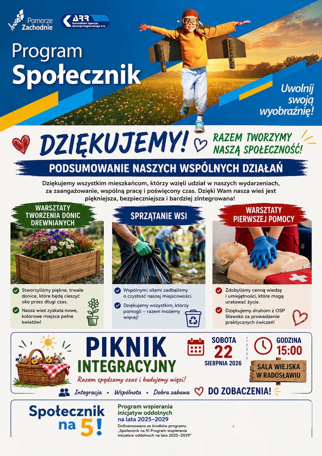 Piknik integracyjny, podsumowanie naszych wspólnych działań.
