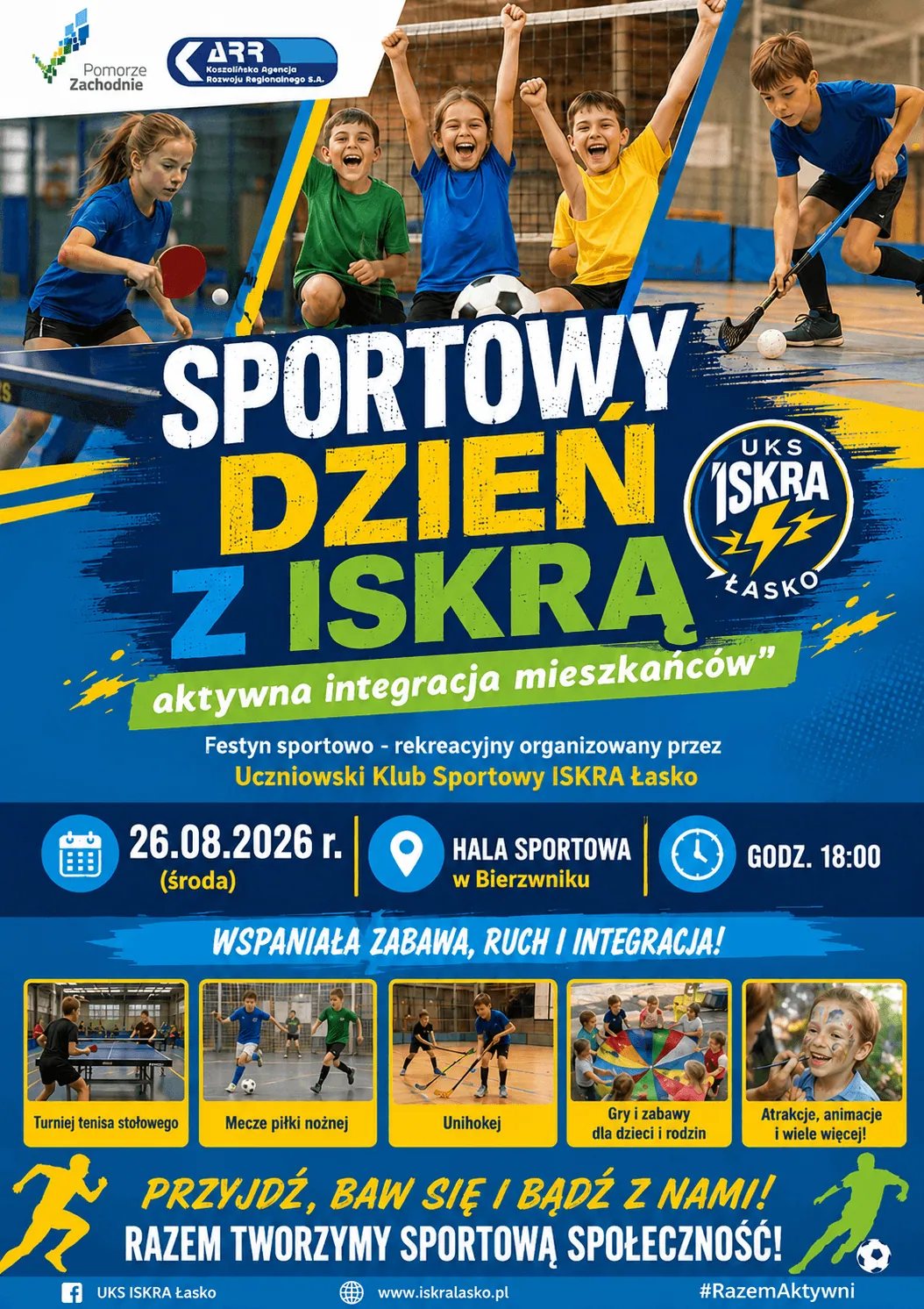 „Sportowy Dzień z Iskrą – aktywna integracja mieszkańców”