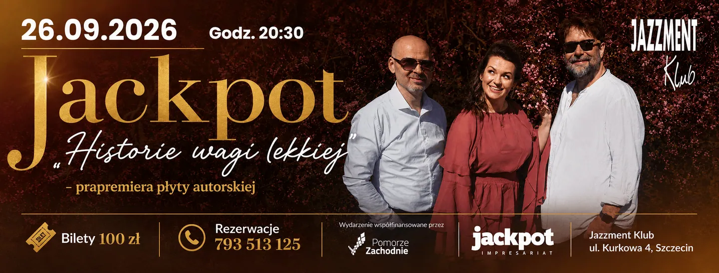 "Historie wagi lekkiej - prapremiera nowej płyty Jackpot