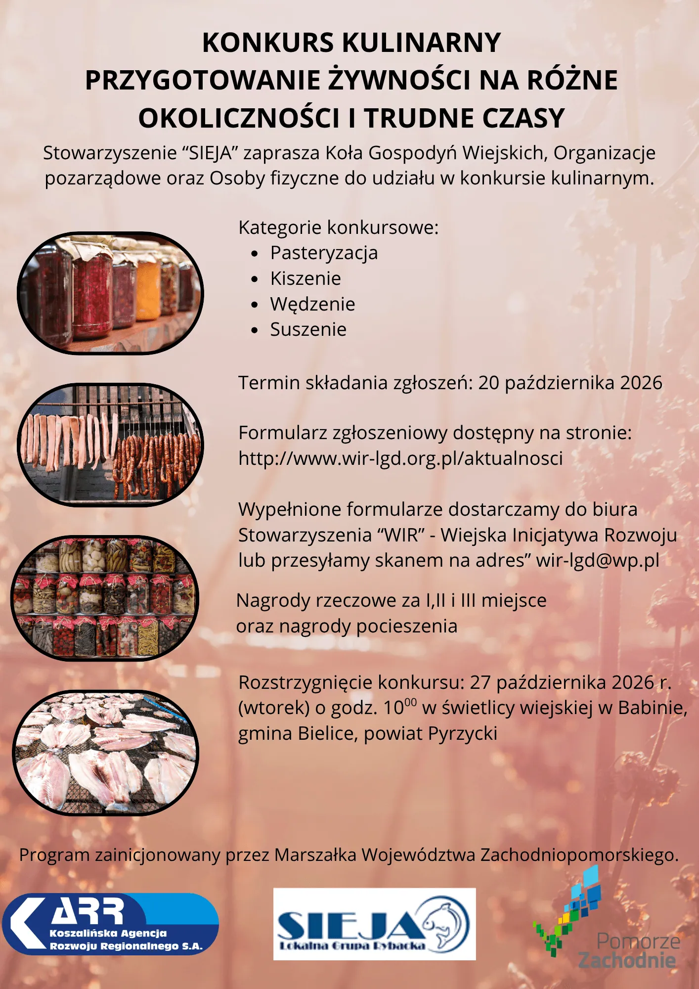 Konkurs Kulinarny: Przygotowanie żywności na różne okoliczności i trudne czasy - Podsumowanie