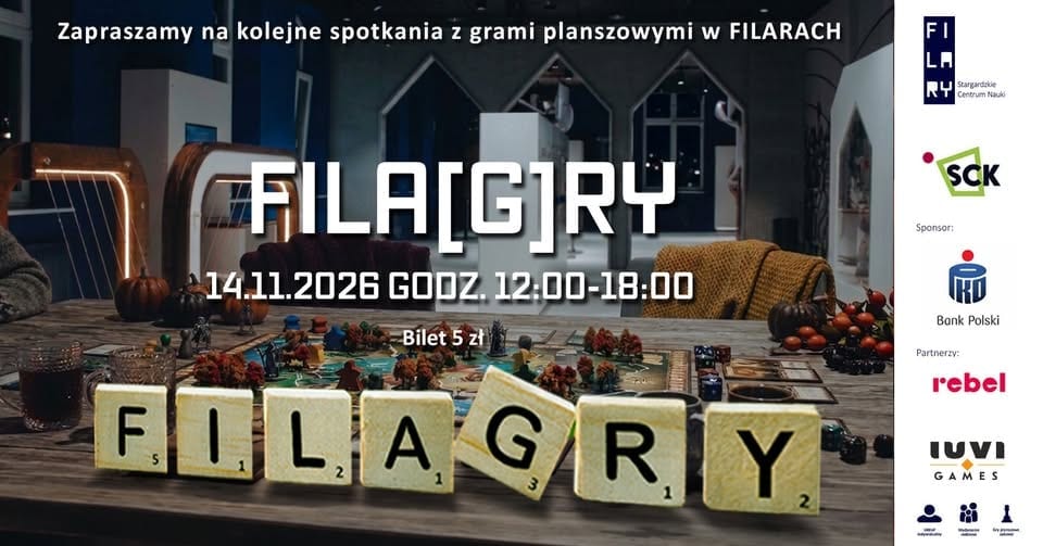 FILA[G]RY, listopadowe planszówkowanie bez prądu