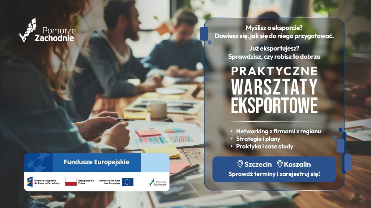 Warsztaty eksportowe | ROZWIJAM EKSPORT | Koszalin