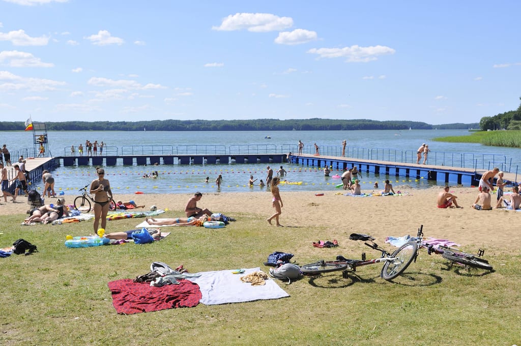 Kąpielisko miejskie nad jeziorem Drawsko