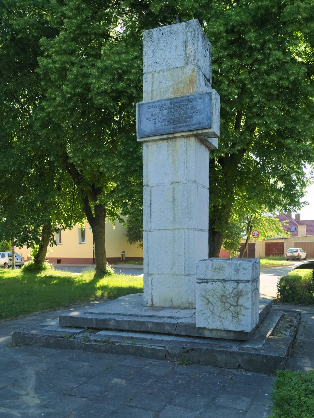 Pomnik ku czci Żołnierzy Armii Radzieckiej w Sławnie