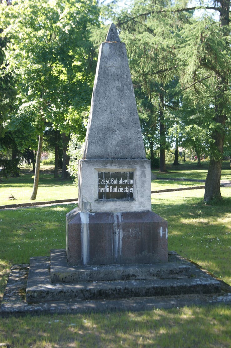 Obelisk poswięcony bohaterom Armii Czerwonej