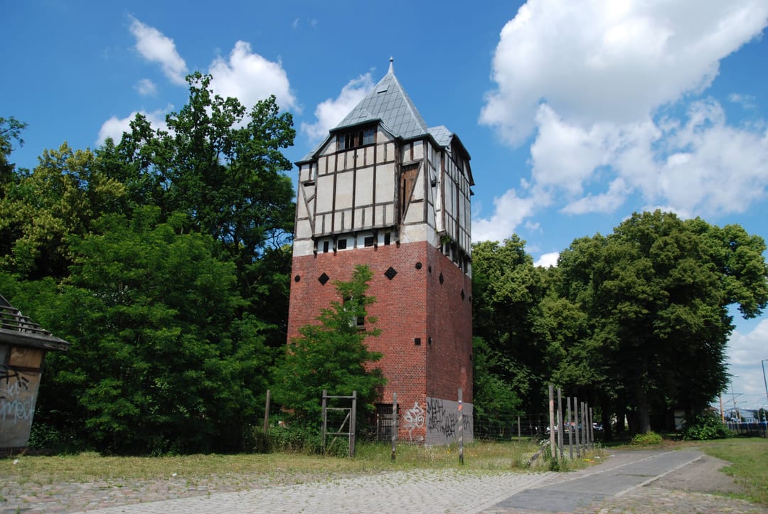 Kolejowa wieża wodna